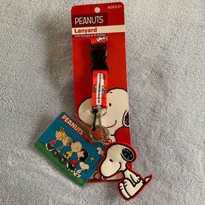 Peanuts Snoopy lanyard and ID holder